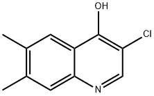 3-Chloro-6,7-dimethyl-4-hydroxyquinoline