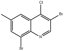 4-Chloro-3,8-dibromo-6-methylquinoline