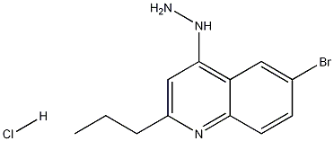 6-Bromo-4-hydrazino-2-propylquinoline hydrochloride