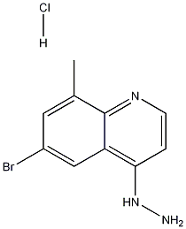 6-Bromo-4-hydrazino-8-methylquinoline hydrochloride