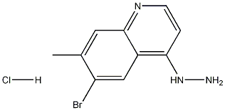 6-Bromo-4-hydrazino-7-methylquinoline hydrochloride