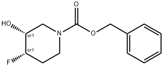 (3R,4S)-REL-4-氟-3-羟基-1-哌啶甲酸苯甲酯