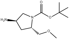 (2S,4R)-4-氨基-2-(甲氧基甲基)-1-吡咯烷甲酸叔丁酯