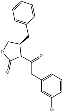 (S)-4-苄基-3-(2-(3-溴苯基)乙酰基)恶唑烷-2-酮