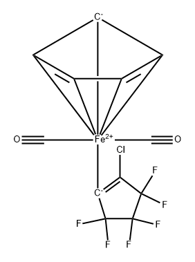 Iron, dicarbonyl(2-chloro-3,3,4,4,5,5-hexafluoro-1-cyclopenten-1-yl)-p i-cyclopentadienyl-
