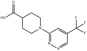1-(5-(trifluoromethyl)pyridazin-3-yl)piperidine-4-carboxylic acid
