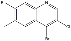3-Chloro-4,7-dibromo-6-methylquinoline