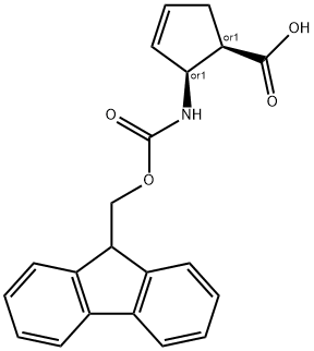 cis-2-(((9H-fluoren-9-yl)methoxy)carbonylamino)cyclopent-3-ene-1-carboxylic acid