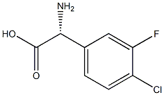 (2R)-2-AMINO-2-(4-CHLORO-3-FLUOROPHENYL)ACETIC ACID