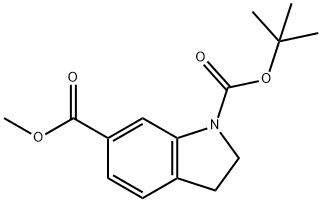 1-tert-butyl 6-methyl 2,3-dihydro-1h-indole-1,6-dicarboxylate