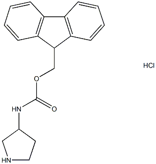 (9H-Fluoren-9-yl)methyl pyrrolidin-3-ylcarbamate hydrochloride