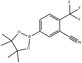 5-(4,4,5,5-四甲基-1,3,2-二氧硼戊环-2-基)-2-(三氟甲基)苄腈