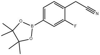 2-(2-氟-4-(4,4,5,5-四甲基-1,3,2-二氧硼杂环戊烷-2-基)苯)乙腈