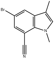 5-bromo-1,3-dimethyl-1H-indole-7-carbonitrile