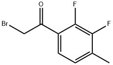 2-Bromo-1-(2,3-difluoro-4-methylphenyl)ethan-1-one, 2-Bromo-2',3'-difluoro-4'-methylacetophenone