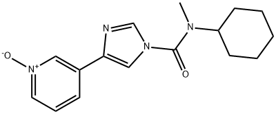 3-(1-(环己基(甲基氨基甲酰基)-1H-咪唑-4-基)吡啶1-氧化物