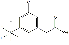 3-Chloro-5-(pentafluorosulfur)phenylaceticacid