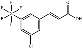 3-Chloro-5-(pentafluorosulfur)cinnamic acid