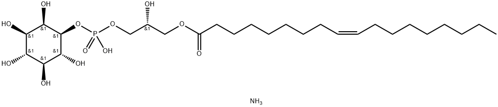 1-OLEOYL-2-HYDROXY-SN-GLYCERO-3-PHOSPHO-(1'-MYO-INOSITOL) (AMMONIUM SALT);18:1 LYSO PI