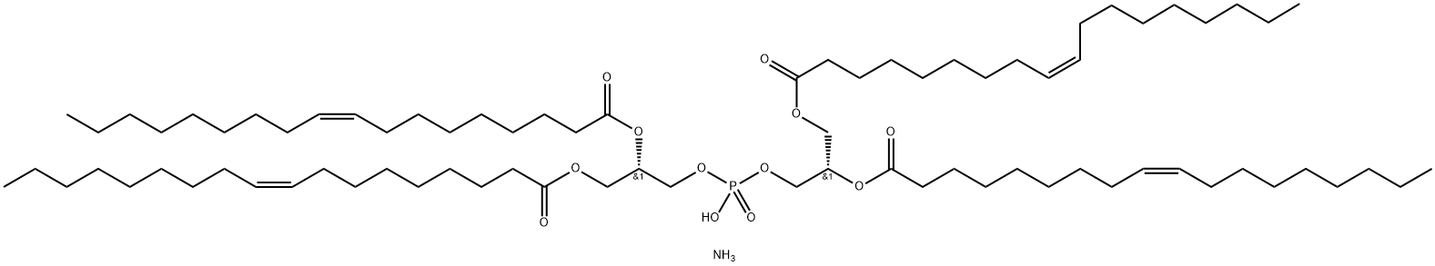 SN-[2,3-DIOLEOYL]-GLYCEROL-1-PHOSPHO-SN-1'-[2',3'-DIOLEOYL]-GLYCEROL (AMMONIUM SALT);18:1 BDP (S;S)
