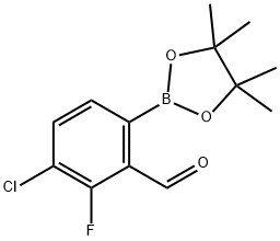 4-Chloro-3-fluoro-2-formylphenylboronic acid pinacol ester