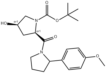 (2R,4R)-REL-4-羟基-2-[[2-(4-甲氧基苯基)-1-吡咯烷基]羰基]-1-吡咯烷羧酸叔丁酯