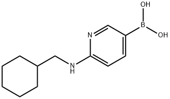 2-(CyclohexylMethylaMino)pyridine-5-boronic acid