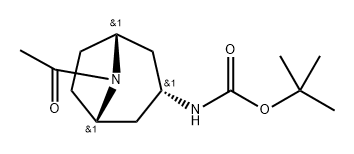 exo-Carbamic acid, N-[(3-endo)-8-acetyl-8-azabicyclo[3.2.1]oct-3-yl]-, 1,1-dimet