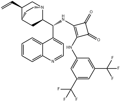 3-[[3,5-BIS(TRIFLUOROMETHYL)PHENYL]AMINO]-4-[(9R)-CINCHONAN-9-YLAMINO]-3-CYCLOBUTENE-1,2-DIONE