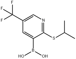 2-异丙基硫代-5-三氟甲基吡啶-3-硼酸