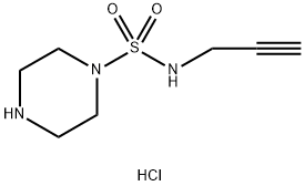 N-(丙-2-炔-1-基)哌嗪-1-磺酰胺盐酸
