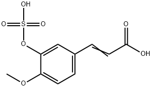 3-[4-Methoxy-3-(sulfooxy)phenyl]-2-propenoic Acid