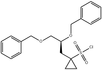 (S)-1-(2,3-bis(benzyloxy)propyl)cyclopropane-1-sulfonyl chloride