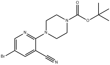 tert-butyl 4-(5-bromo-3-cyanopyridin-2-yl)piperazine-1-carboxylate
