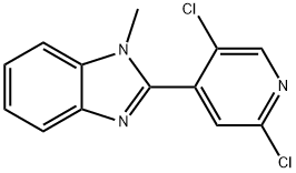 2-(2,5-二氯吡啶-4-基)-1-甲基-1H-苯并[D]咪唑