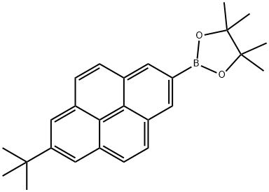 2-[7-(叔丁基)芘-2-基]-4,4,5,5-四甲基-1,3,2-二氧杂环戊硼烷