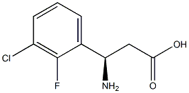 (3R)-3-AMINO-3-(3-CHLORO-2-FLUOROPHENYL)PROPANOIC ACID