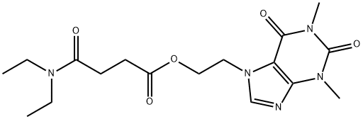 2-(1,2,3,6-tetrahydro-1,3-dimethyl-2,6-dioxo-7H-purin-7-yl)ethyl 4-(diethylamino)-4-oxobutyrate
