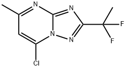 7-氯-2-(1,1-二氟乙基)-5-甲基-[1,2,4]三唑并[1,5-A]嘧啶
