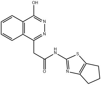 N-(5,6-dihydro-4H-cyclopenta[d][1,3]thiazol-2-yl)-2-(4-hydroxyphthalazin-1-yl)acetamide