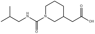 2-{1-[(2-甲基丙基)氨基羰基]哌啶-3-基}乙酸