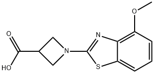 1-(4-METHOXY-1,3-BENZOTHIAZOL-2-YL)AZETIDINE-3-CARBOXYLIC ACID