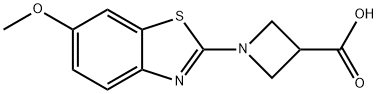 1-(6-METHOXY-1,3-BENZOTHIAZOL-2-YL)AZETIDINE-3-CARBOXYLIC ACID