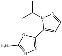 5-(1-ISOPROPYL-1H-PYRAZOL-5-YL)-1,3,4-OXADIAZOL-2-AMINE