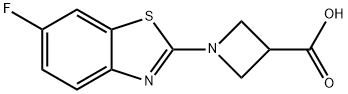 1-(6-FLUORO-1,3-BENZOTHIAZOL-2-YL)AZETIDINE-3-CARBOXYLIC ACID