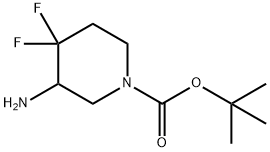 TERT-BUTYL 3-AMINO-4,4-DIFLUOROPIPERIDINE-1-CARBOXYLATE