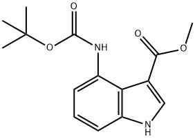 甲基 4-(叔-丁氧羰基胺)-1H-吲哚-3-羧酸酯
