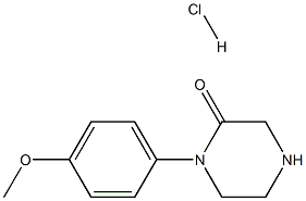 1-(4-METHOXYPHENYL)PIPERAZIN-2-ONE HYDROCHLORIDE