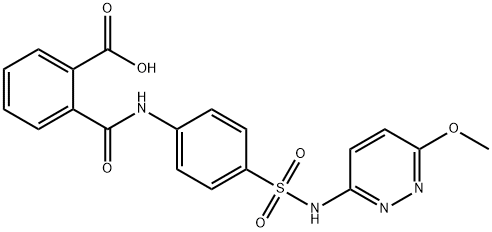 N-[4-(6-METHOXY-PYRIDAZIN-3-YLSULFAMOYL)-PHENYL]-PHTHALAMIC ACID