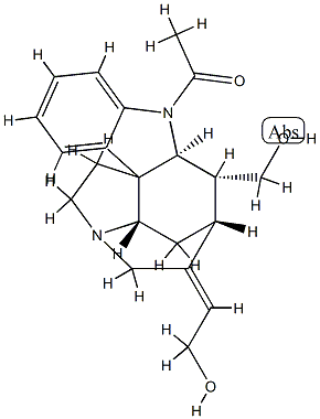 (19E)-1-Acetyl-19,20-didehydrocuran-17,18-diol